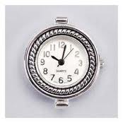 Horloge/uurwerk 1972-31 rond 25 mm zilver
